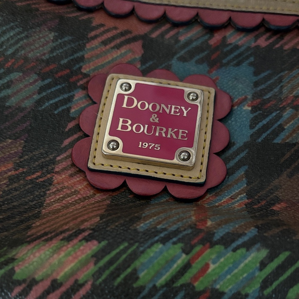 Y2K Dooney & Bourke Plaid Shoulder Bag - Picture 2 of 14